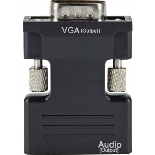 HDMI to VGA Adapter 1080P Digital To Analog Audio Video Converter Cable for PC Laptop TV Box Projector