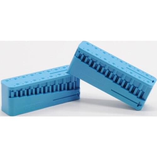 Dental Lab Instrument Ruler Endo Measuring Autoclavable Endodontic Block Files