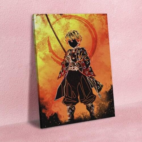 Demon Slayer Kimetsu No Yaiba Canvas Pictures Home Decor Painting Wall Art Prints Anime Modern Poster Modular Bedside Background