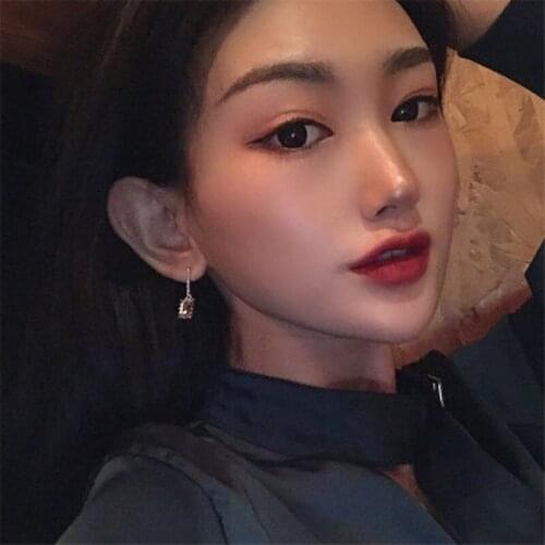 Creative Earring for Women Geometry Diamond Drop Long Earrings Jewelry 2021