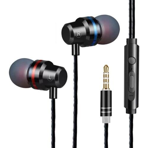 3.5mm Jack Earphone For Xiaomi Redmi K20 Pro 7 7A 6 Pro 6A 6pro 5A Headphone Wired Headset Earpiece Sport Earbud Fone De Ouvido