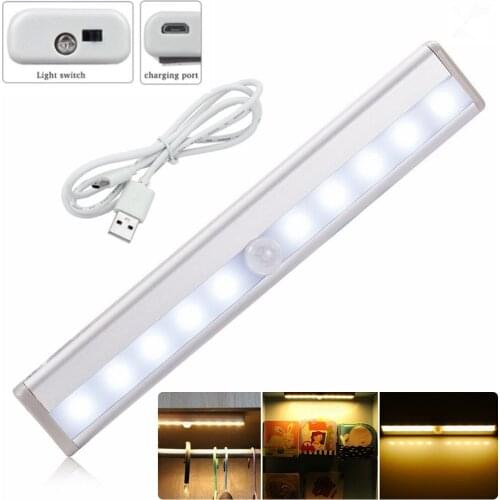 LightInBox Cheap Wireless Closet Drawer Wall Garage Lamp Rechargeable LED PIR Motion Sensor Night Light