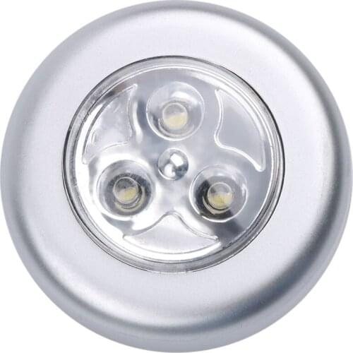 Night Lamp Light Mini Touch Light Blub Wireless Bright LED Wall Light Kitchen Cabinet Closet Lighting Sticker Tap Touch Lamp