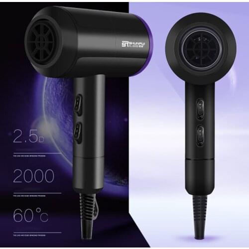 New Negative Ion hair dryer Smate hot cold wind hair care health protect Hairdryer styling Tools home travel hotel barbershop df