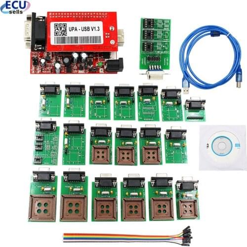 High quality NEW V1.3 New UPA USB Programmer With Full Adaptors With Nec Function