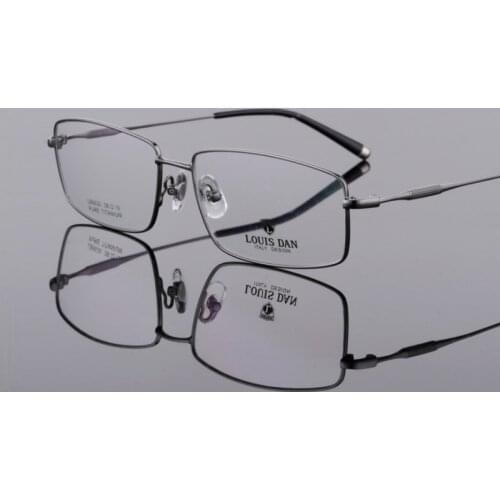 Business Men Pure Titanium Glasses Eyewear Frame Mens Compute Myopia Glasses Frame Prescription Glasses Reading Glasses oculos