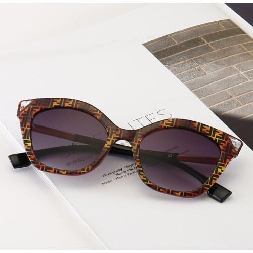 PAMASEN 2019 New Arrivals Retro Sunglasses Luxury Cat Eye Sunglasses Women Metal Frame Sun Glasses For Female UV400