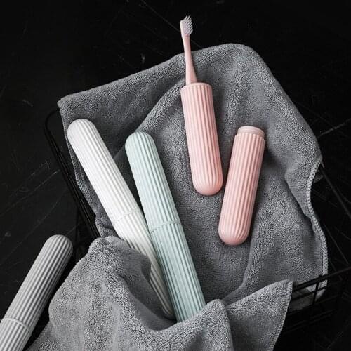 Portable Toothbrush Protect Holder Travel Camping Toothbrush case holder Non-Slip Strip Storage Box Cover