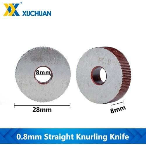0.8mm Straight Knurling Knife Inner Hole Embossing Wheel Knurling Wheel Gear Shaper Cutter Lathe Straight Line Knurling Wheel