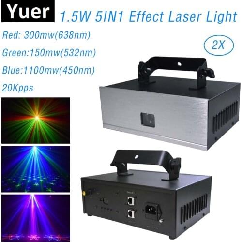 1500MW RGB DMX 3D Animation Laser Projector PRO DJ Disco Stage Lighting Effect Party Wedding Holiday Club Bar Scanner Show Laser