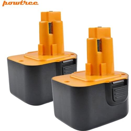 Powtree For Black&Decker Firestorm 12V 3000mAh PS130 Power tool battery Replaceable PS130A A9275 A9252 HP331 HP331K-2 HP331K2