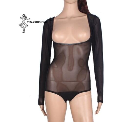 Belly Dance Tops One Piece Leotard Dancewear Long Sleeves Bellydance Accessories Women Bodysuit Bottoming Shirt