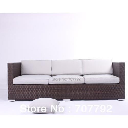 2014 Outdoor Furniture Breathing Environmental Sofa 3-seater Rattan Sofa