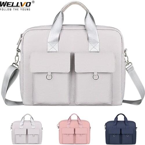 Waterproof Handbag Designer Women 14 15.6 inch Laptop Briefcase Business Handbag for Men Large Messenger Shoulder Bag X776C