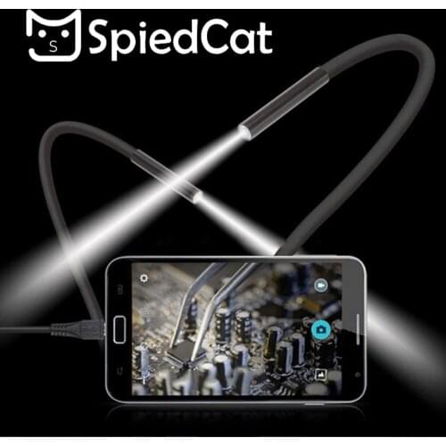 7mm 5m/10m Waterproof USB Endoscope Borescope Soft Cable Mini Inspection Camera Snake Tube with 6 LED for Android Phone