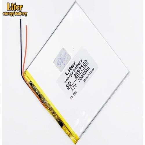 2897100 3.7V 3000MAH lithium polymer rechargeable batteries T3 tablets battery