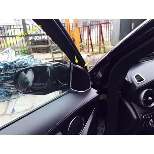 Accessories Car-styling Pillar A Tweeter Stereo Speaker Audio Loudspeaker Cover Trim For Mercedes Benz GLC X253 2016 - 2021