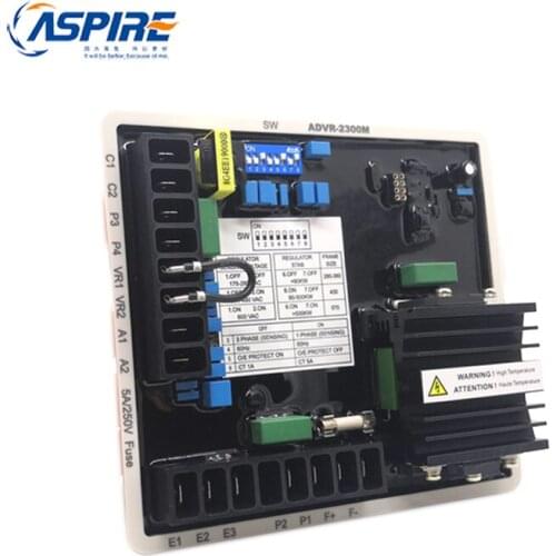 2300M AVR DVR2000E 3.5 Amp Analog Digital Voltage Regulator Kutai ADVR2300M for PMG Generator Compatible with DVR2000 Series