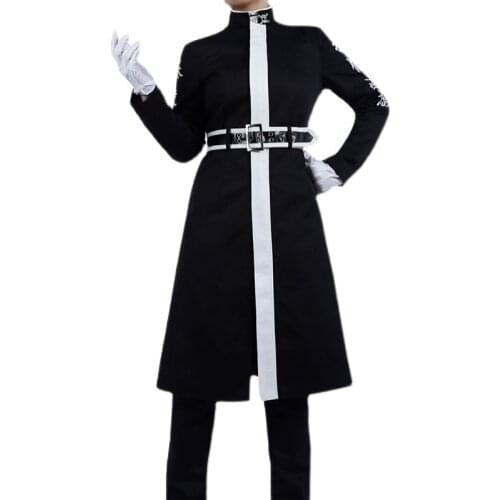 Anime Tokyo Revengers Cosplay Kurokawa Lzana / Rindo Haitani Trench + Pant Full Sets Men Halloween Party Show Costume C137M257