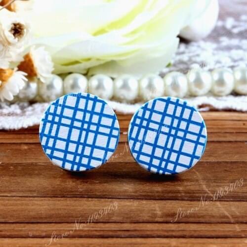 16mm Flower Round High Quality Photo Wood Laser Cut Cabochon to make Rings, Earrings, Bobby pin,Necklaces, Bracelets