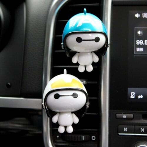 Cute Car Decor Interior Cartoon Figure Air Vent Clip Flavoring In Auto Perfume Car Aroma Diffuser Accessory Car Ornaments Gifts