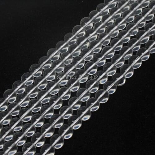 Mini. order is $7! 10mm Clear quartz Rock Crystal Quartz Round DIY Loose Beads 15