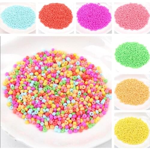 Neon Crystal Glass Spacer beads Czech Seed Beads For jewelry handmade DIY 2mm 3mm 4mm