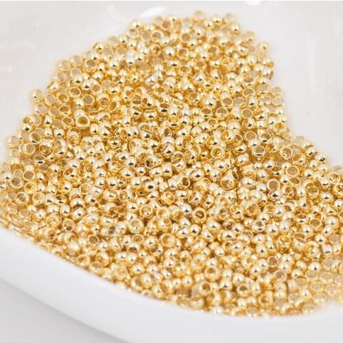 KAMTOP Crimp End Beads Stopper Positioning Tube Spacer Bead Necklace Bracelet Nylon Rope Diy Jewelry Making Findings Components