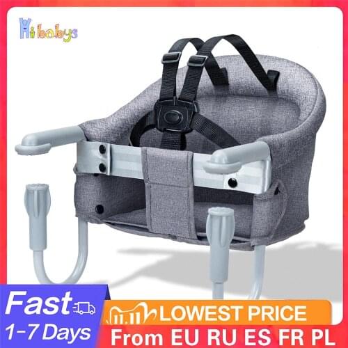 Portable Baby Highchair For Feeding Foldable Baby Dining Chair Comfortable Infant Booster Chair Baby Breastfeeding High Seat