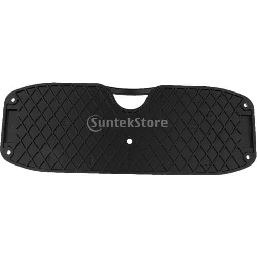 Durable Black Aluminum Transom Plate Outboard Mounting Engine Bracket for Inflatable Boat Rubber Dingy Yacht Fishing 295x105mm