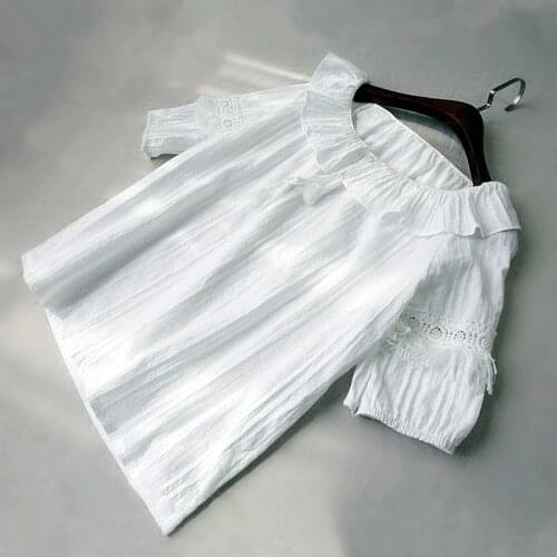 Qiukichonson Women's Ruffle Shirts