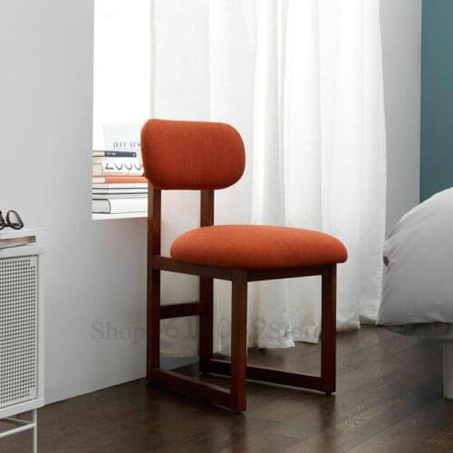 Luxurious Solid wood soft chair dining office chair esports computer soft back chair