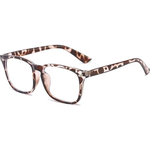 Anti-blue Square Glasses Women Men Square Comfortable Simple Glasses