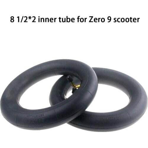 2 Pcs 8 1/2*2 Inner Tube with 90 Degree Valve for Zero 9 Scooter 8.5 Inch Inner Tube with Angle of 90 Electric Scooter Parts