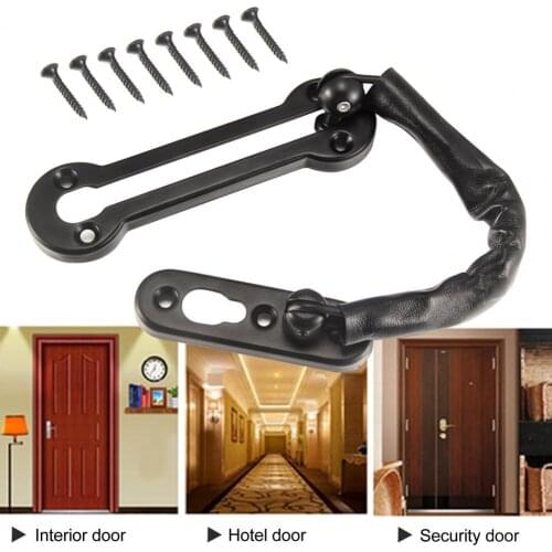 20cm 5 Colors Anti-Theft Stainless Steel Anti-rust Thicken Bolt Safety Lock Chain for Hotel Door Cabinet Wardrobe Dormitory