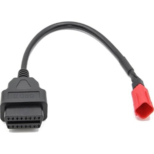 4Pin 6Pin OBD Connector Motorcycle Cable For Honda Plug Cable Diagnostic Cable 4Pin 6Pin to OBD2 16 pin Female Adapter Cable
