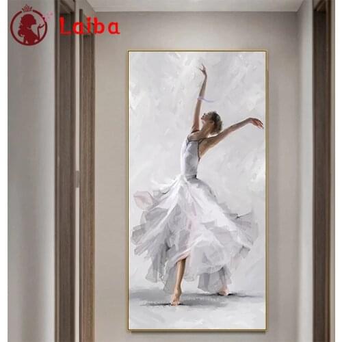 Diamond Painting Hot selling home art, dancing woman Cross Stitch Diamond Mosaic Picture Embroidery crystal Beaded Handicraft