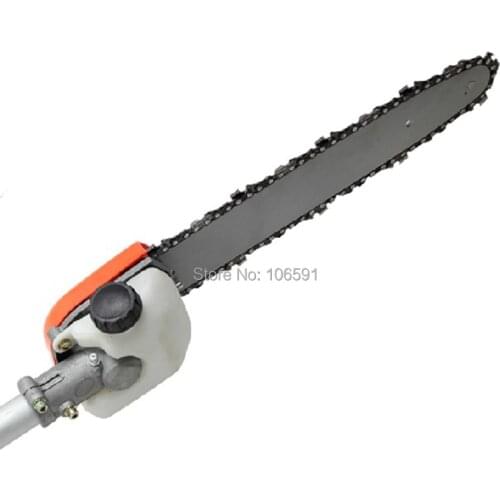 Gasoline power long reach high pruner saw head,saws blades, pole pruning chain saw tool machine head