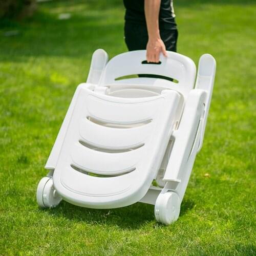 Free ship Beach With Bag Portable Folding Chairs Outdoor Picnic BBQ Fishing Camping Chair Seat Plastic Lightweight Swimming Pool