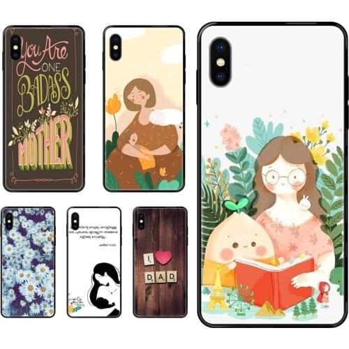For Huawei Honor Play V10 View Mate 10 20 20X 30 Lite Pro Y3 Y5 Y9 Nova 3 3i Pro Black Soft TPU Phone Cover Skin Mothers Day