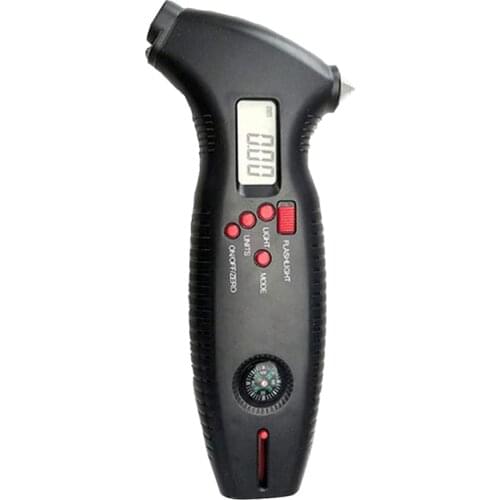 Digital Tire Pressure Gauge Meter Tire Diagnostic Tool 0-200 PSI Backlight LED Air Pressure Gauge for Bicycle Car