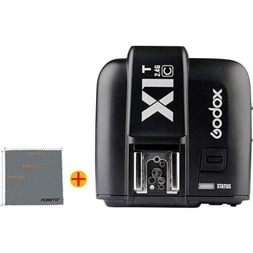 GODOX X1T-C TTL HSS 32 Channels Wireless LCD Flash Trigger Transmitter for Canon Cameras and Godox TT685C TT600 Ad360