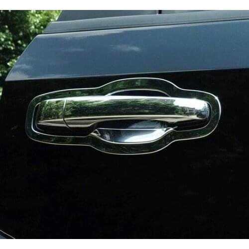 For Dodge Journey 2013 2014 2015 ABS Chrome Door Handle Bowl Cover Cup Trim Molding Garnish
