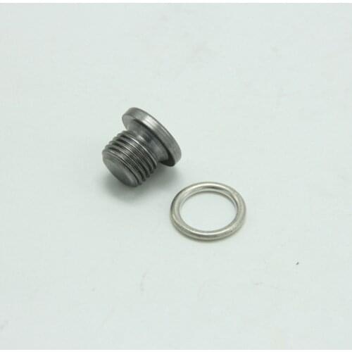 5X Engine Oil Pan Drain Plug Kit For VW Jetta Golf Tiguan CC EOS Audi Q3 Q5 Q