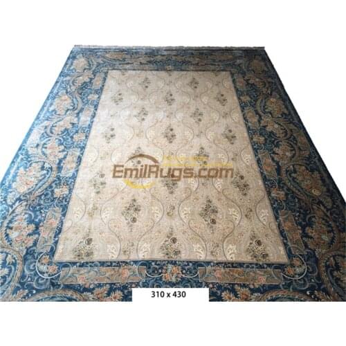 Handmade carpet handmade knotted carpet French carpet wool carpet real silk carpet