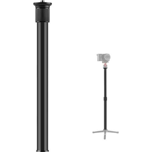 Adjustable Tripod Extension Rod Photography Extension Pole with 1/4 Inch Screw Adjustable Length 33~60cm for Camera Photography