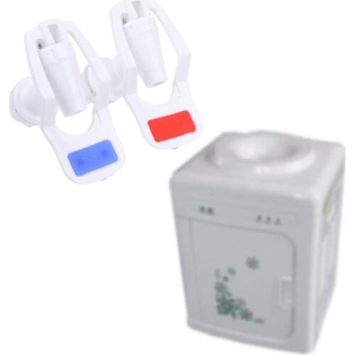 MEXI 2Pcs/set Water Dispenser Replacement Push Type White Plastic Tap Faucet for Water Dispenser Accessories Part