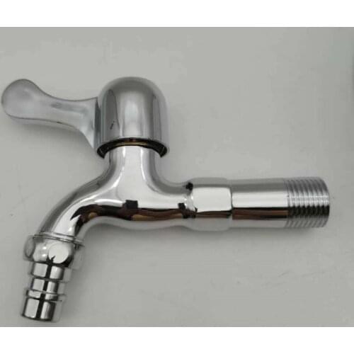 G1/2" Zinc Alloy Lengthened Washing Machine Faucet Medium Length Single Cold Shower Head Mop Pool Balcony Into The Wall