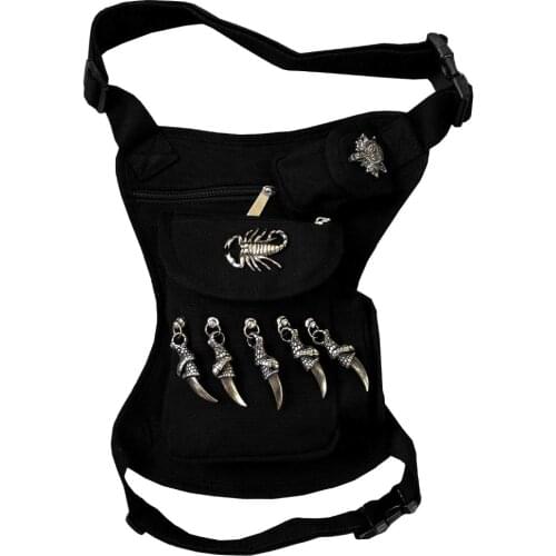 Steampunk Racing Drop Leg Bag Motorcycle Outdoor Biker Cycling Thigh Bag