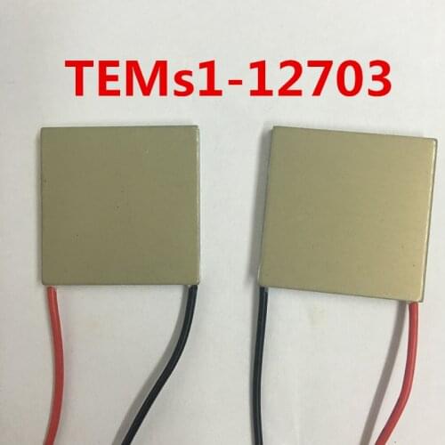 Superconducting Aluminum Semiconductor Thermoelectric Cooler TEMs1-12703 30*30*5 12V3A Rapidly Temperature difference MCU Cooler